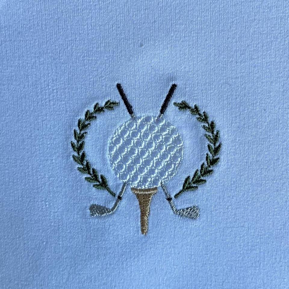 Golf Embroidery Design, Golf Clubs Embroidery Machine File, Golf Ball ...