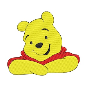 Winnie The Pooh Embroidery Design, Pooh Embroidery Machine File, Winnie The Pooh and friends Digital Embroidery Patterns Tiger Eeyore Piglet