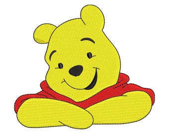 Winnie The Pooh Embroidery Design, Pooh Embroidery Machine File, Winnie The Pooh and friends Digital Embroidery Patterns Tiger Eeyore Piglet