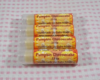 Lip Balm, Pumpkin Cheescake Lip Stuff - Handmade Lip Balm, Natural Lip Balm, Flavored Lip Balm