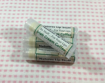 Lip Balm, Irish Cream Lip Stuff, Handmade Lip Balm, Natural Lip Balm, Flavored lip Balm, Beeswax Lip Balm