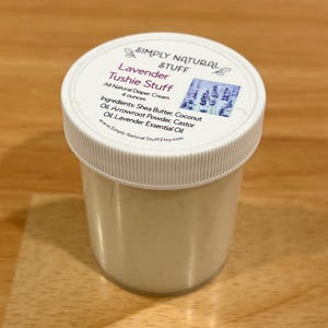 Lavande Tushie Stuff - Pot de 4 oz de crème pour les couches entièrement naturelle