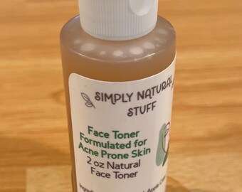 Face Toner Formulated For Acne Prone Skin, Face Toner, All Natural Face Toner