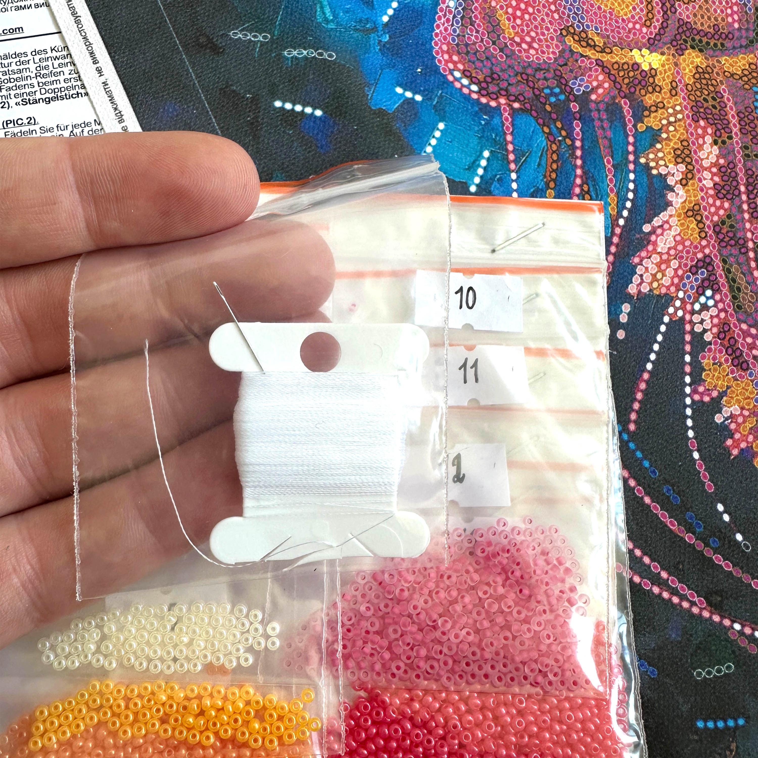 Bead Embroidery Kit - Dangerous Grace, Beaded Sea Jellyfish 