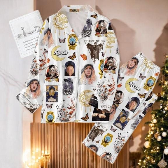 Discover Stevie Nicks Pajama Set Music Lover Gift Adult Sleepwear