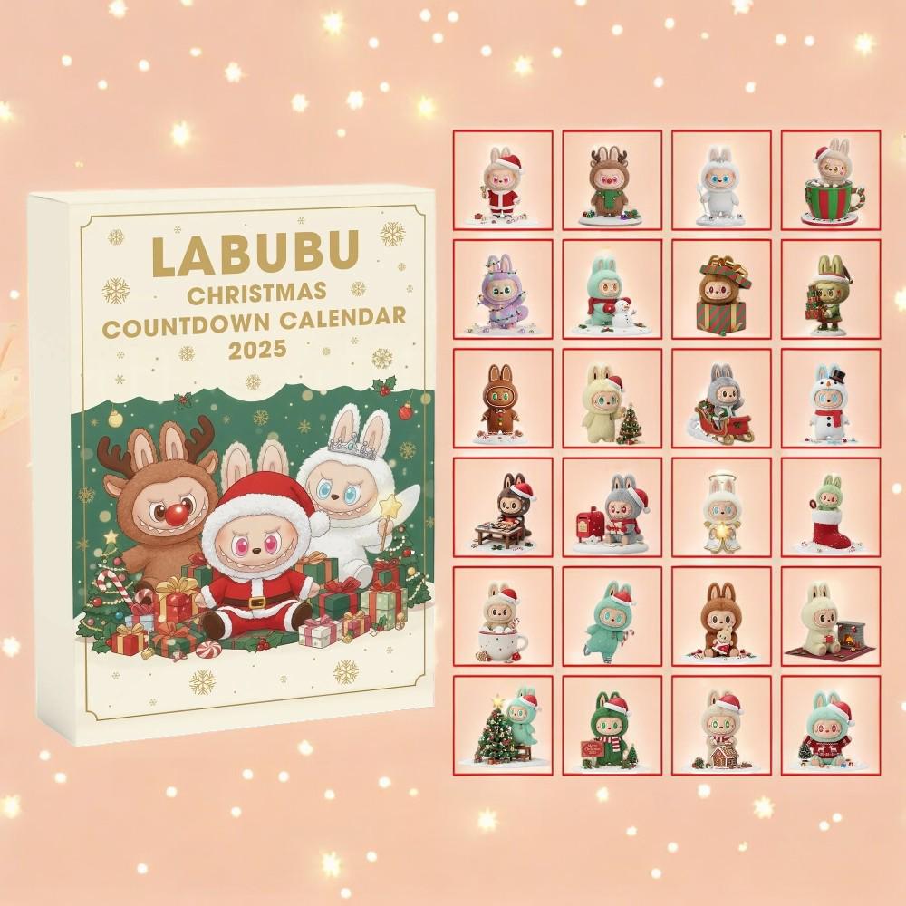 Discover Labubu Advent Calendar 2025, 24-Day Christmas Countdown, Blind Box Collectibles, Holiday Gift for Fans
