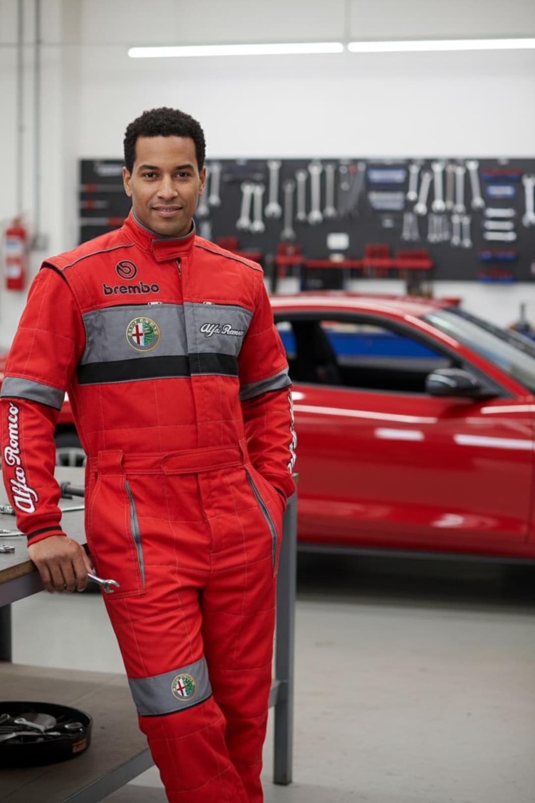 New Alfa Romeo Work Wear Mechanic Overall - Embroidered, S-3XL - Etsy