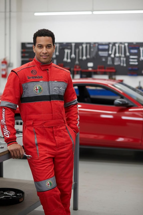 New Alfa Romeo Work Wear Mechanic Overall - Embroidered, S-3XL - Etsy