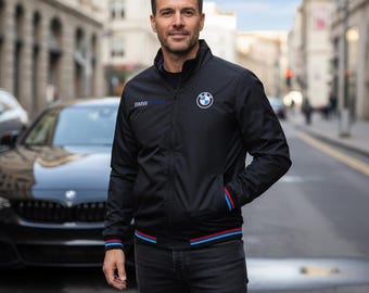 Giubbotto bomber BMW con logo Power ricamato - Abbigliamento per tifosi del motorsport