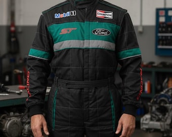 Ford ST Embroidered Mechanic Overall - Motorsport Fan Apparel