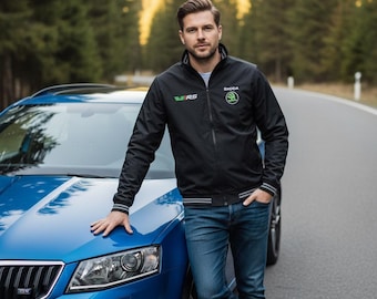Skoda vRS Bomber Jacket: Embroidered Logo Fan Wear