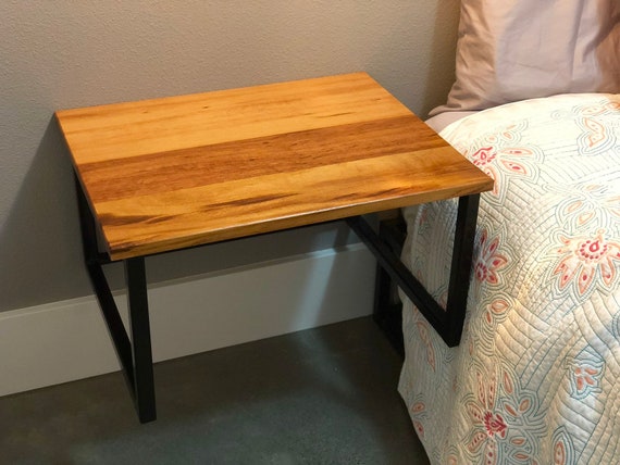 Tigerwood Floating Nightstand Etsy