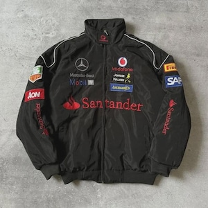 F1 Mercedes McLaren Vintage Racing Embroidered Jacket.