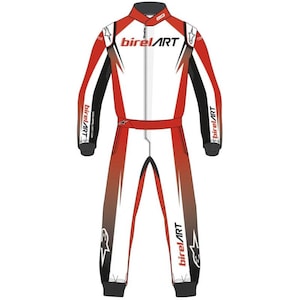 Birel ART Go Kart Racing Suit, (Free T-Shirt, Balaclava) CIK/FIA Level 2 Approved.