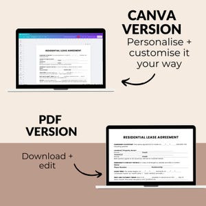 Editable Lease Agreement Template UK & US, Residential Tenancy ...