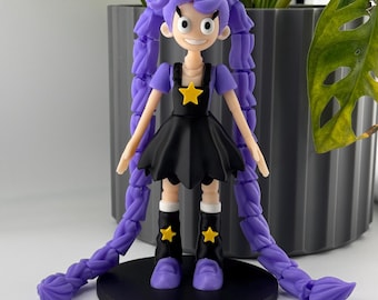 Figurine Lily Lovebraids - Statue inspirée du pavot Playtime, jeu d'horreur mignon à collectionner, cadeau pour gamer, fan art déco