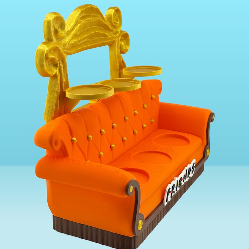 Espositore per divano Friends per figurine McDonald's 2026 / Supporto / Decorazione da scrivania / Regalo / Espositore per divano immagine 5