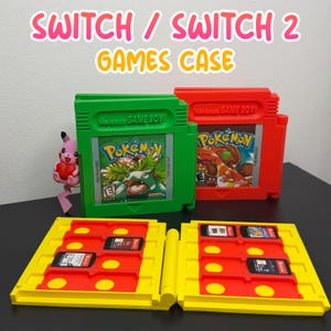 Étui pour jeux Switch / Switch 2 - Étui pour Gameboy - Cartouche de rangement - Étui personnalisé