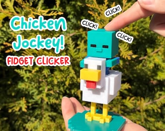 Chicken Jockey Fidget Clicker - Display&Fidget