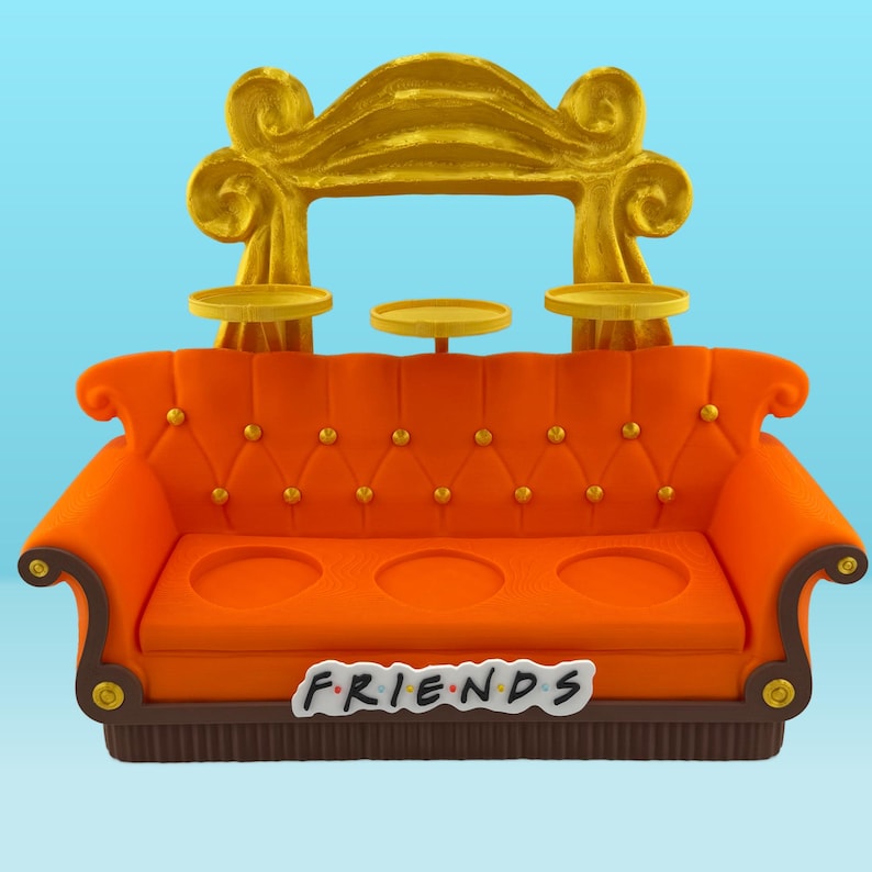 Espositore per divano Friends per figurine McDonald's 2026 / Supporto / Decorazione da scrivania / Regalo / Espositore per divano immagine 3
