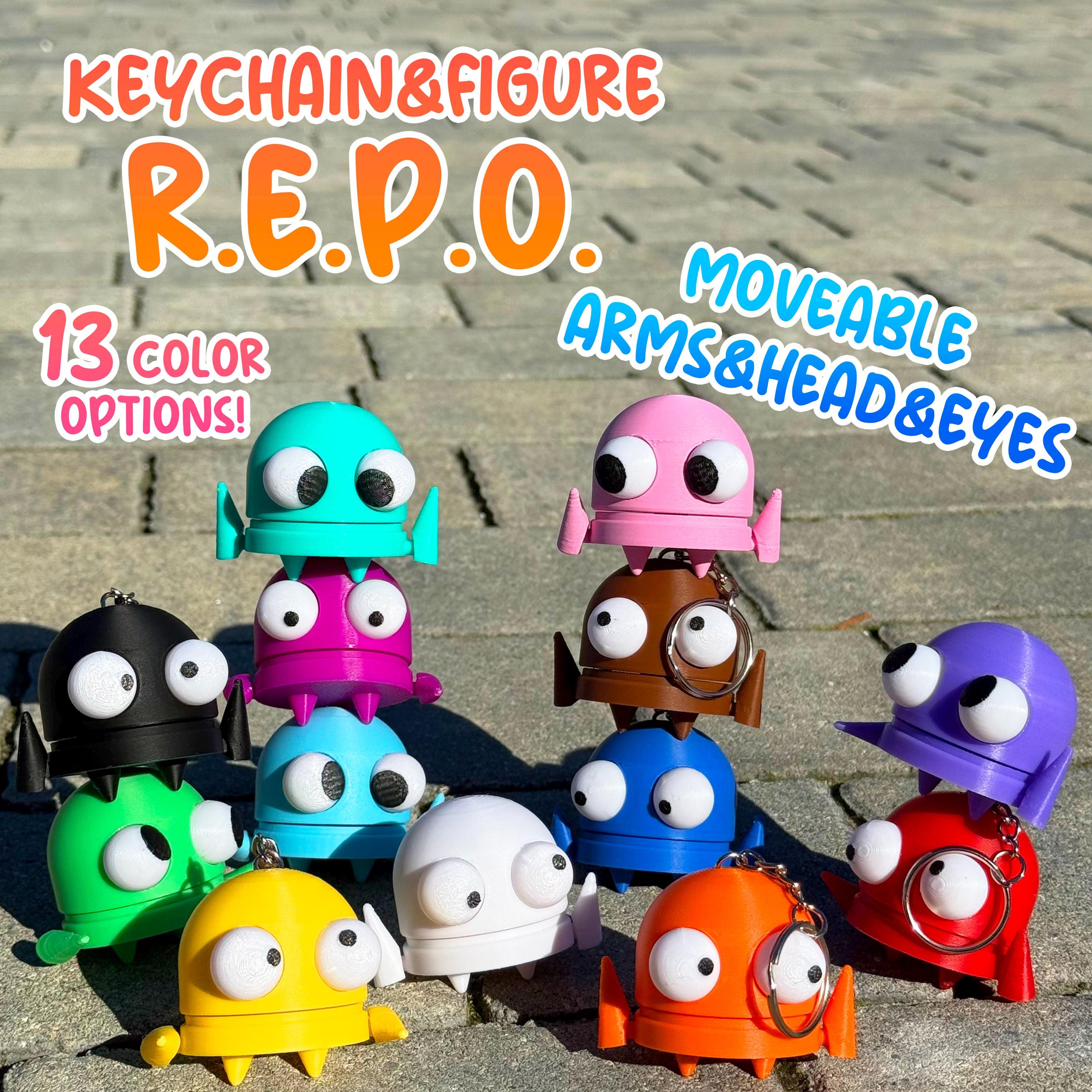 REPO Keychain Robot - R.E.P.O Figurine - Gamer Gift