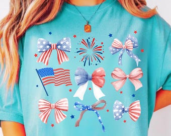 4. Juli Schleife SVG, American Coquette Png, 4. Juli Mädchen SVG, USA Flagge Png, Rot und Weiß Blau Coquette, 4. Juli Png