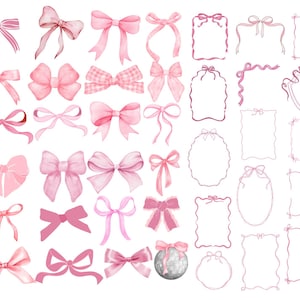 Boho Ribbon Svg Bundle, Coquette Bow Svg, Ribbon bow Svg, Bow Svg Png, Hand Draw frames, Wavy Borders,Bow outline, Hair Bow Svg, Bow Tie Svg