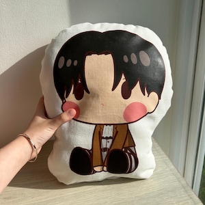 Attack on Titan Plush Doll / Stuffed Doll / Anime Stuffed Plush / Anime Doll/ Anime Stuffed Doll / Levi Ackerman / Eren Yeager / Mikasa