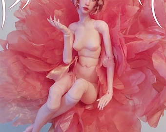 3D printed SLA 40cm Blank BJD Doll Kit – Fully Customizable for Artists & Collectors