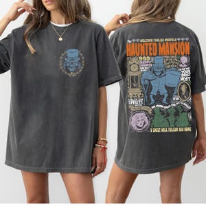 The Haunted Mansion png, Hitchhiking Ghosts Leota Halloween Tee, Disney Halloween png, Disney Family Trip png