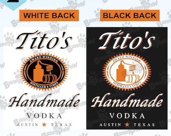 Tito's Handmade Vodka (svg, png, eps, pdf, dxf) Download digitale