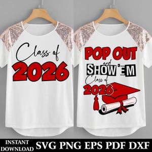 Class of 2026 SVG, Senior 2026 svg, Senior Class of 2026 Svg png, Graduation 2026 Svg, Graduation Svg, Cut file for Cricut, Digital File