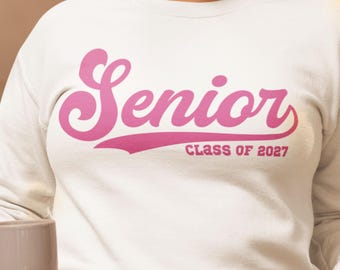 Senior 2027 SVG, Class of 2027, Graduation Shirt (Digital)
