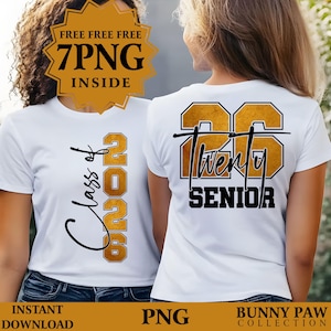 Senior 2026 png, Class of 2026 Png, Graduation 2026 Png, 2026 Graduation, Senior 2026 Shirt, Senior Mom Svg, Digital File, Instant Download