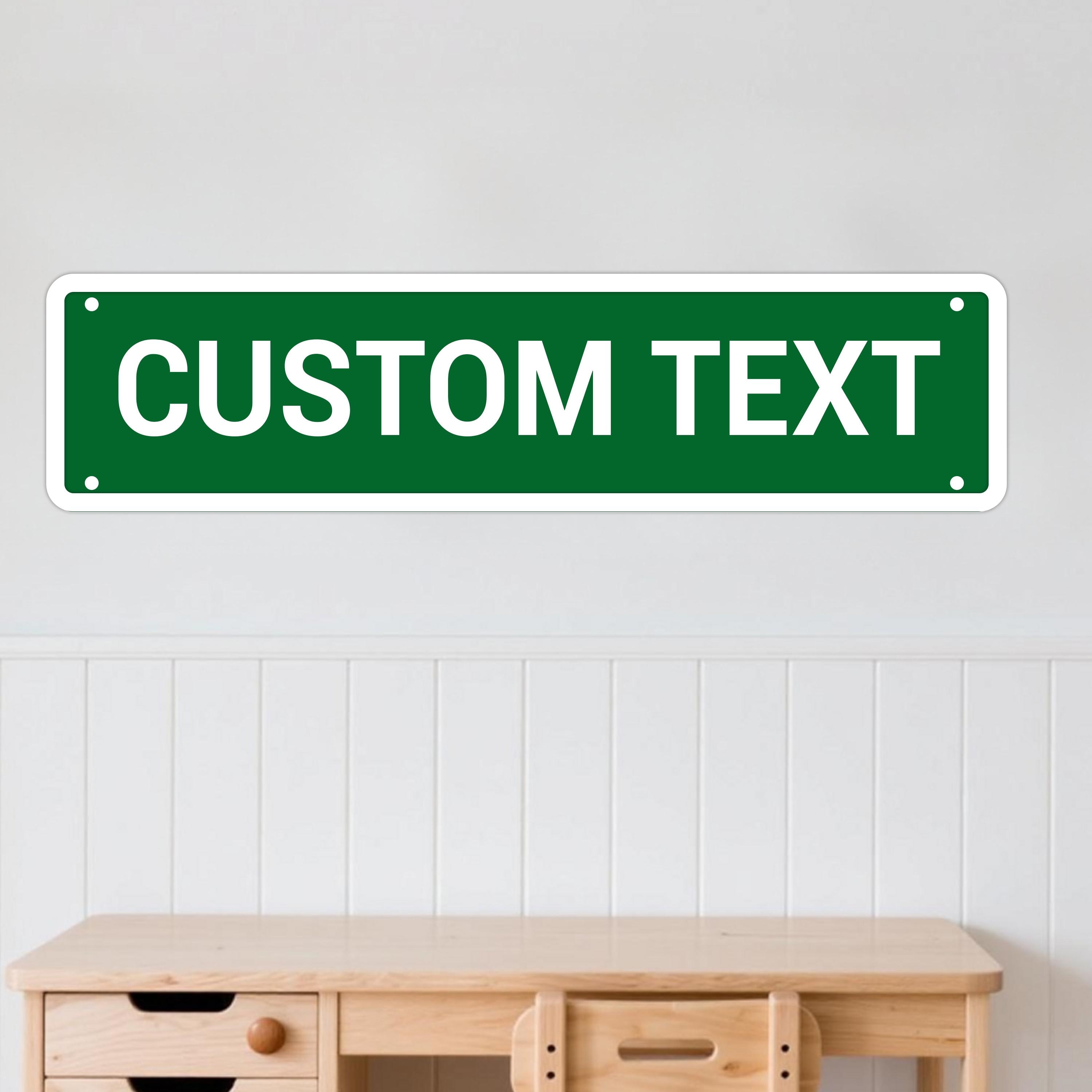 Personalized Street Sign, Custom Street Sign, Make Your Own Street Sign ...