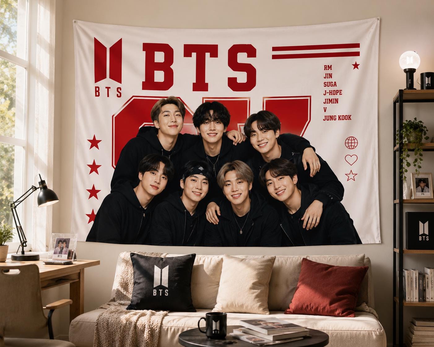 Bts Wall Art - Etsy