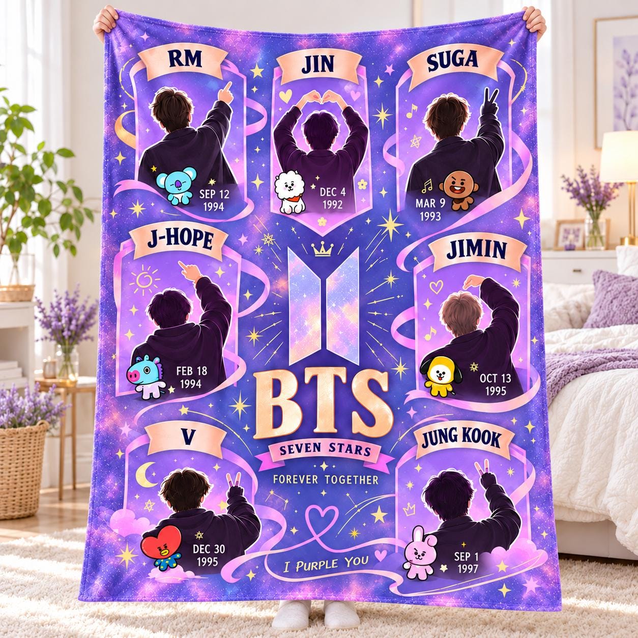 Bts Bedding - Etsy