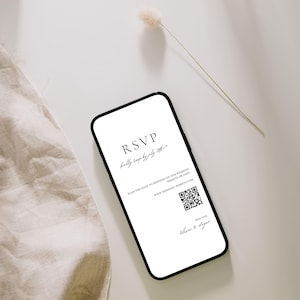 Minimalist Electronic Wedding Invitation