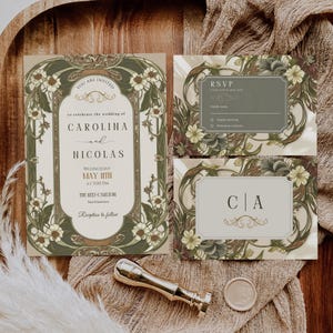Vintage Wedding Invitation