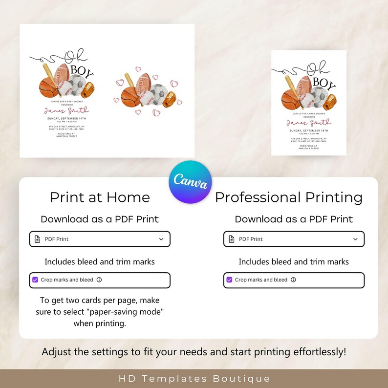Home Printing or Professional Printing