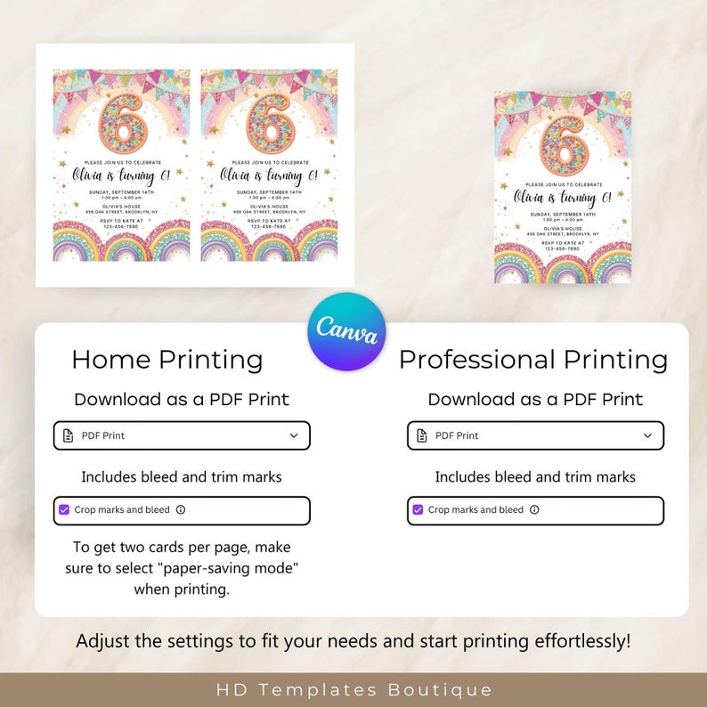 Home Printing or Professional Printing