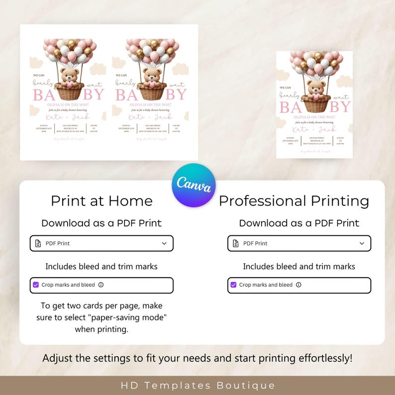 Home Printing or Professional Printing
