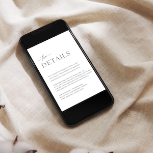 Modern Electronic Wedding Invitation
