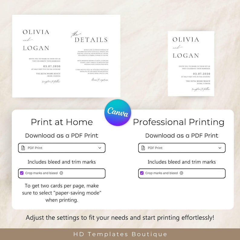 Home Printing or Professional Printing