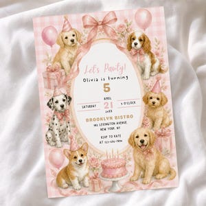 Dog Birthday Invitation