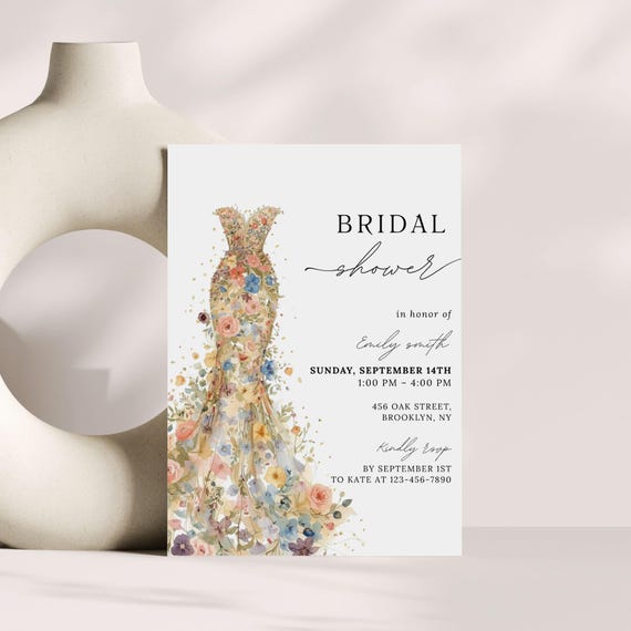 wildflower bridal shower dress Elegant V-neck Lace Wedding Dress Open Back Garden Bridal Shower Dress main image 1