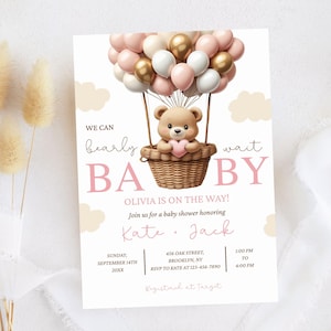 Electronic Bear Baby Shower Invite