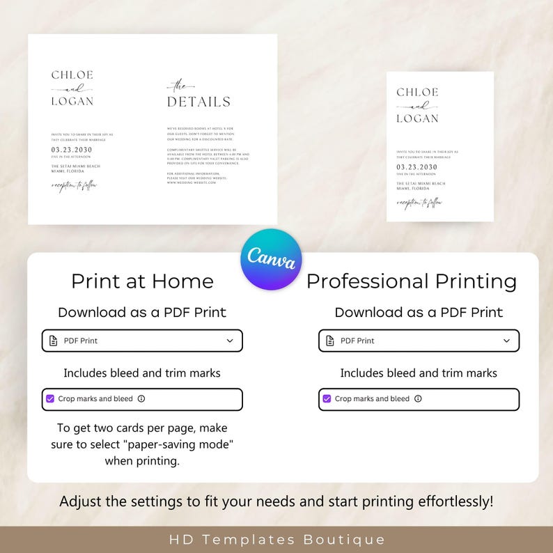 Home Printing or Professional Printing