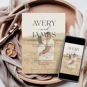 Minimalist Wedding Invitation Template