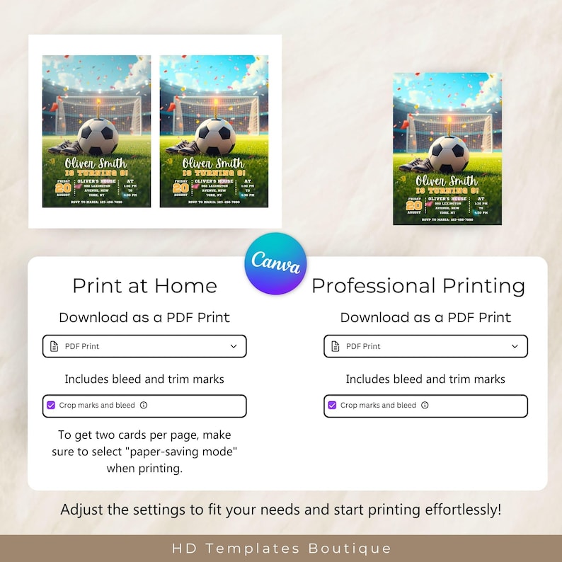 Home Printing or Professional Printing